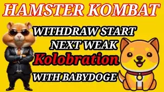 HAMSTER:-Kolobration with babydoge/ Hamster withdraw start next weak/Telegram mining start babydoge