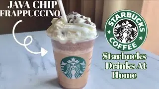 HOW TO MAKE JAVA CHIP FRAPPUCCINO | Starbucks COPYCAT Recipe