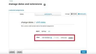 McGraw Hill Connect | Manage Due Dates