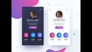 Amazing UI Profile Card Using Only Html & Css | Tutorial New 2021