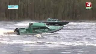 Пять пограничных катеров в Гомельского пограничной группе получили собственные имена.