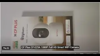 CP Plus CP-E25A 1080P Full HD Smart WiFi Camera    #smart   #camera
