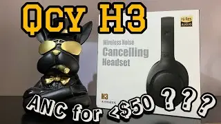 QCY H3 Wireless noise cancelling headset: The Sony WH1000XM4 on a budget! 🤭