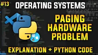 Paging Hardware Problem in Python | Operating Systems