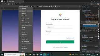 Tailiwind CSS v4 Responsive Login Page in React JS