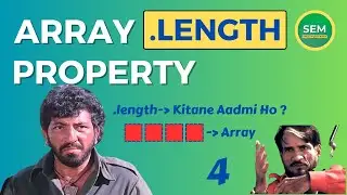 Array .length Property in JavaScript (Hindi): Javascript Full Course