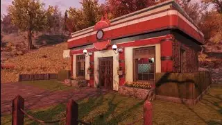 A Pokémon Center in Fallout 76