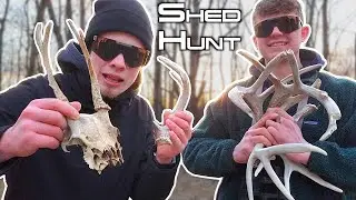 SHED HUNTING THROUGH A LAND OF TREASURES! [WISCONSIN WHITETAIL DEER SHEDS]