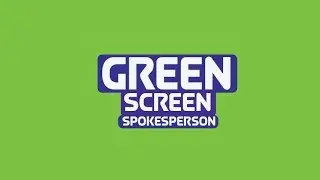 Green Screen Remove Spokesperson Example
