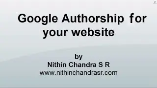 Setup Google Authorship for your website | SEO