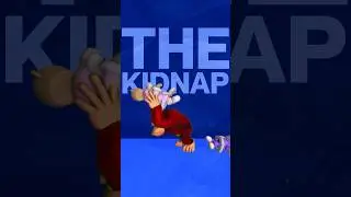 Donkey Kong wins by kidnapping a woman