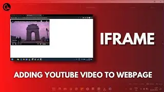Adding YouTube Video to Webpage | HTML iframe tag | coeayan