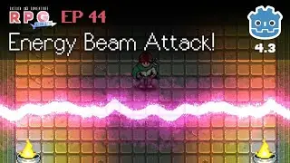 Boss Energy Beam Attack // E44 // Make a 2D Action & Adventure RPG in Godot 4