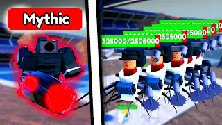*OP* LARGE LASER CAMERAMAN vs NIGHTMARE MODE BOSS! (Toilet Tower Defense)