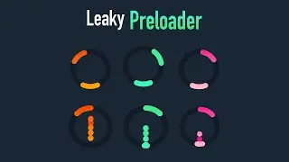 Eye Catching Leaky Preloader | HTML & CSS | CSS Tricks