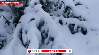 Azərbaycanda QAR yağdı - VİDEO