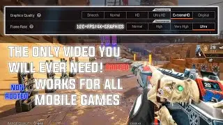 Unlock 60FPS And Original Graphics In Apex Legends Mobile Without Root/With Root💯✅