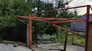 Подъемно поворотные ворота на 4 рычяга .Зет системы.