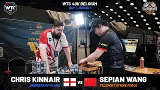 Adepta Sororitas vs Grey Knights - WTC 40k - Round 1 - England vs China