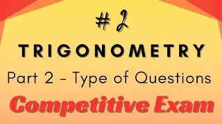 Trigonometry Questions for Competitive Exam #trigonometry #competitiveexam