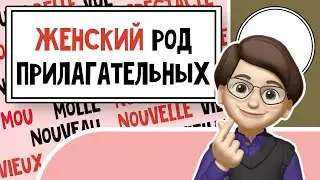 Знакомимся с Женским родом прилагательных во Французском языке! Урок №4