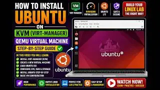 How To Install Ubuntu On virt-manager - Virtual Machine Manager / QEMU/KVM