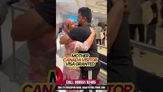 🇨🇦 Mother Reached Canada ⛳️ #touristvisa #motivation #trending #trendingshorts #canada