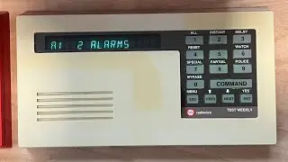 Radionics/Bosch D7412G Fire Alarm/Security Panel Demo