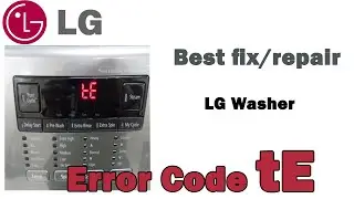 tE, te error code, Lg washing machine error code tE, error code tE