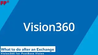What to do after an Exchange
