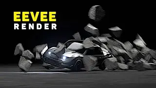 Blender 3D Car Destruction Animation using Eevee