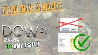 MIDDLE-EARTH: SHADOW OF WAR – How to Fix Crashing, Lagging, Freezing, black screen…– Full Tutorial