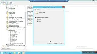 how to configure audit policy