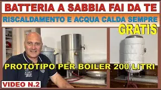 PROTOTIPO BATTERIA A SABBIA 