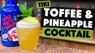 Cocktails with Hazelnut | LUSCIOUS Tiki Toffee & Pineapple Cocktail