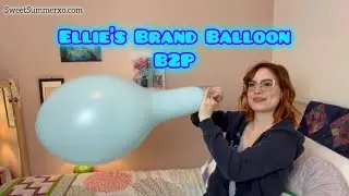 Blowing up an Ellie’s Brand Balloon till it Pops! ASMR 🎈 ￼