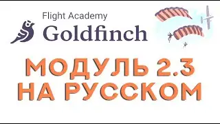 GOLDFINCH FLIGHT ACADEMY ГОЛДФИНЧ НА РУССКОМ   МОДУЛЬ 2 3  ПЕРЕВОД
