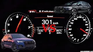 AUDI Q7 ACCELERATION 3.0TDI VS. 4.2TDI VS. 3.6FSI VS. 4.2FSI