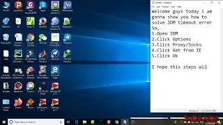 Internet Download Manager (IDM) timeout error solved (working) !!!