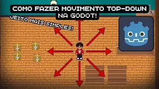 O Jeito Mais Simples de Fazer Movimentação Top-Down na Godot!