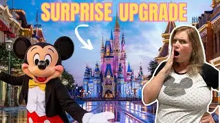 DISNEY WORLD SURPRISE UPGRADE!!!  (Traveling to Disney & Resort Check-In)