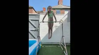 Gymnastics on bar