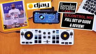 Brand new Hercules DJControl Mix controller! Demo, set up guide & review w/ Djay Pro! 