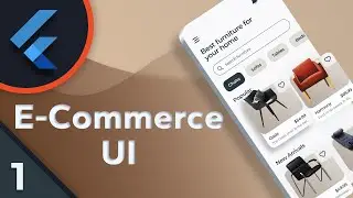 E-Commerce UI - Part 1 | Flutter UI | Speed Code