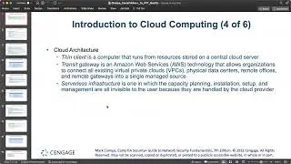 CompTIA Security+ Guide to Network Security Fundamentals Module 10: Cloud and Virtualization Sec