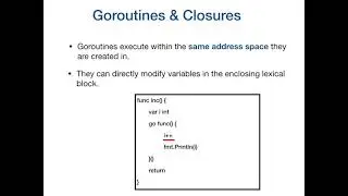 Concurrency in Golang - closure