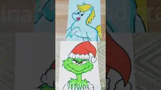 #youtube #art #drawing #grinch #christmas #ppg #unicorn #shorts