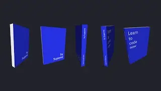 How to make a 3d book using Three.js that rotates when you scroll down a web page
