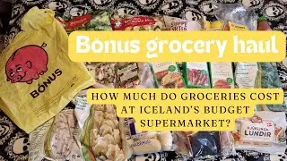 Icelandic supermarket haul | Bónus frozen food 2024