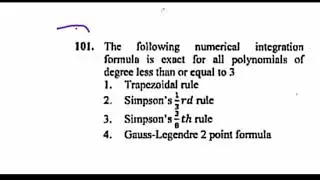 Csir Net-June 2015 Part-C Numerical Analysis PDE  Que No. 100, 101 | Easy trick